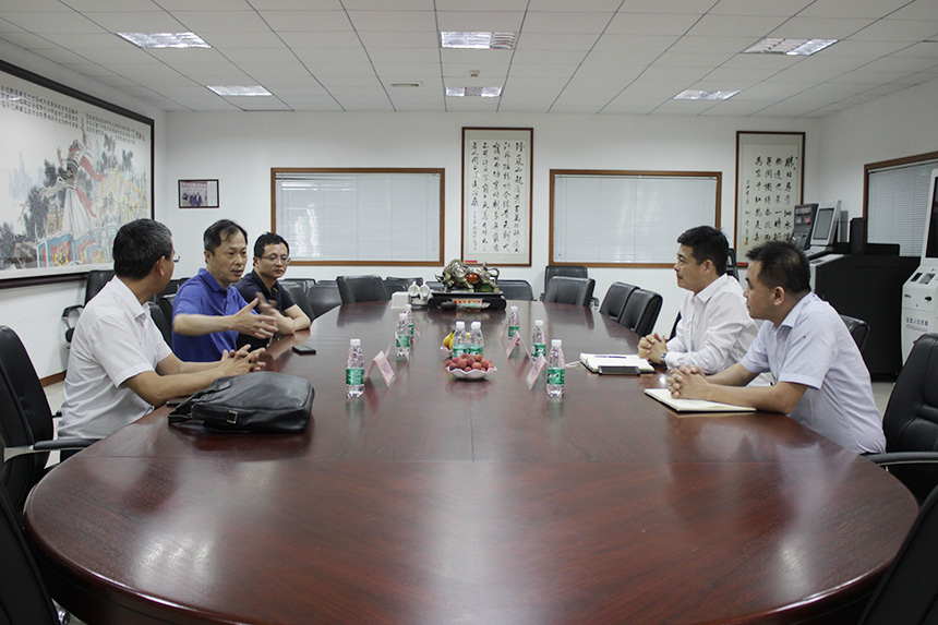 創(chuàng)識科技董事長張更生一行蒞臨旭子指導工作